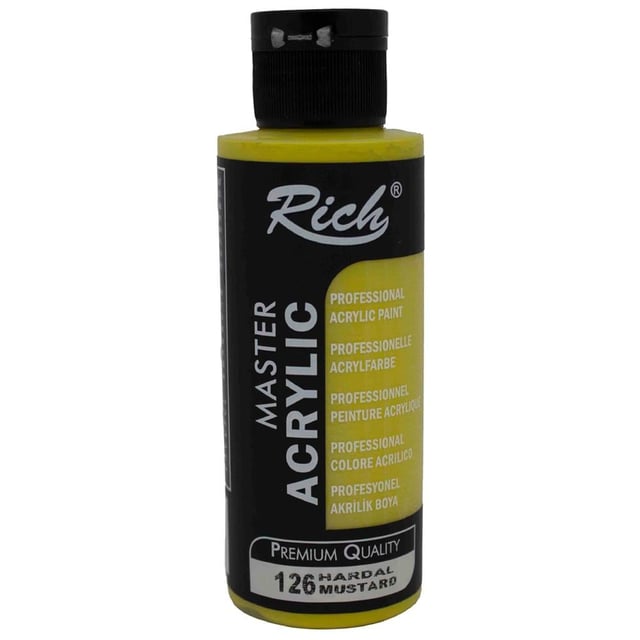 Rich 120 cc Akrilik Boya - Hardal 126