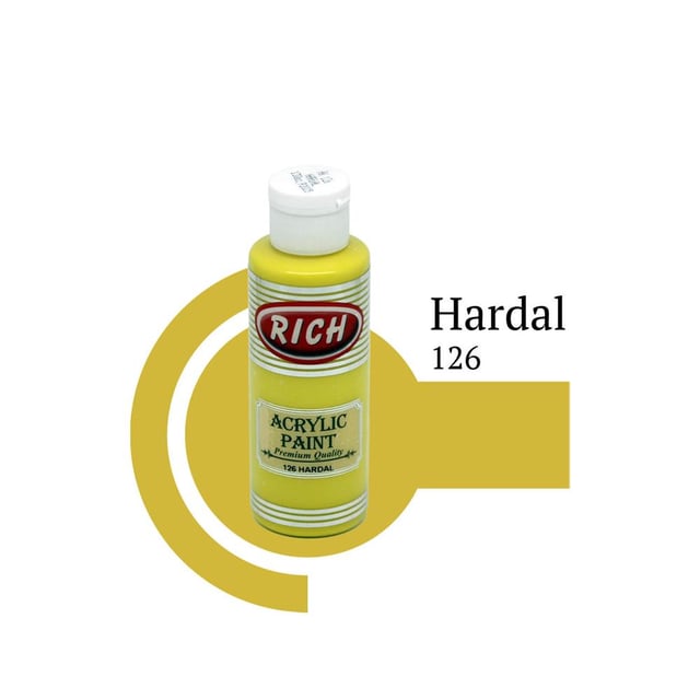 Rich 120 cc Akrilik Boya - Hardal 126