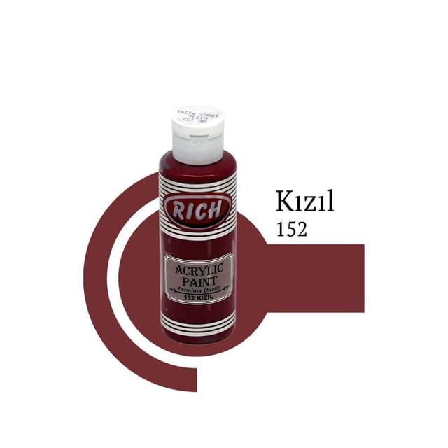 Rich 120 cc Akrilik Boya - Kızıl 152