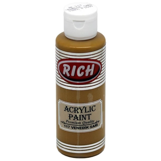 Rich 120 cc Akrilik Boya - Venedik Sarı 117