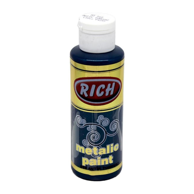 Rich 120 cc Metalik Akrilik Boya - Antik Turkuaz 868