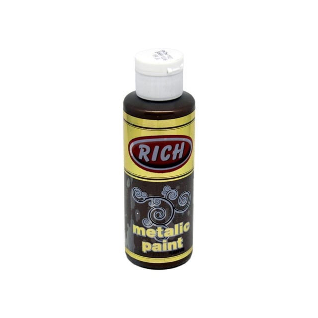 Rich 120 cc Metalik Akrilik Boya - Antik Kahve 864