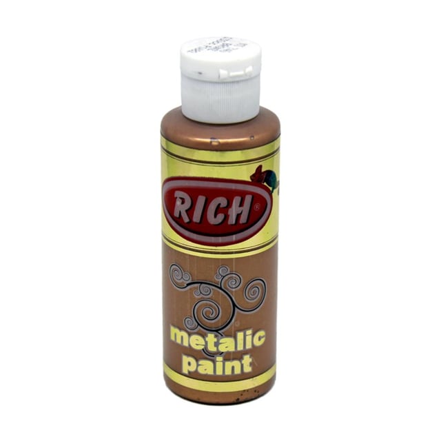 Rich 120 cc Metalik Akrilik Boya - Bronz 740