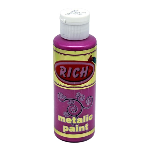 Rich 120 cc Metalik Akrilik Boya - Fuşya 744