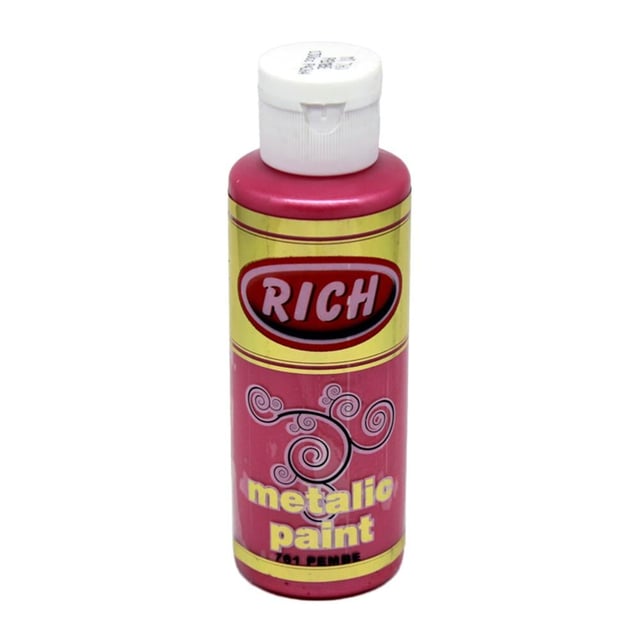Rich 120 cc Metalik Akrilik Boya - Pembe 761