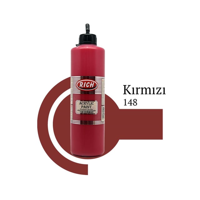 Rich 500 cc Akrilik Boya Kırmızı 148