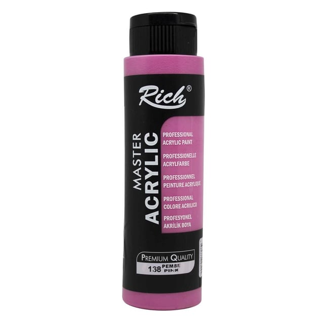 Rich 500 cc Akrilik Boya Pembe 138