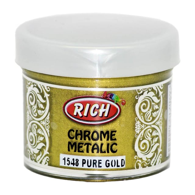 Rich Chrome Metalic Boya 50 cc Pure Gold 1548