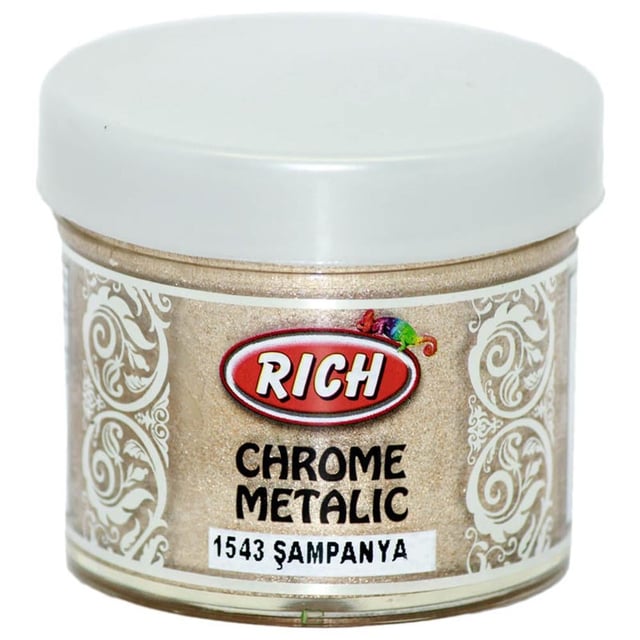 Rich Chrome Metalic Boya 50 cc Şampanya 1543