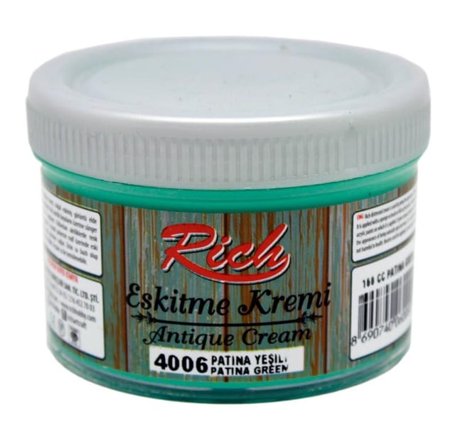 Rich Eskitme Kremi 150 cc Patina Yeşili 4006