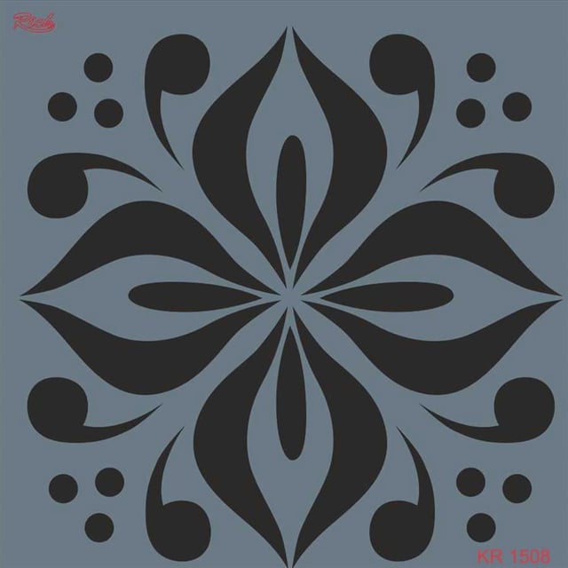 Rich Fayans Stencil - 1508