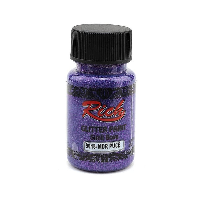 Rich Glitter Paint Simli Boya 50 cc - Mor 9018