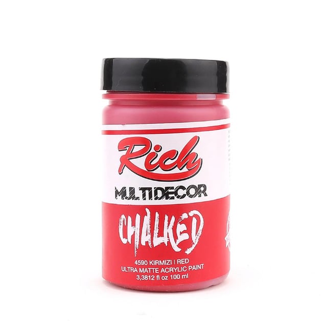 Rich Multi Decor Chalked 100 ml 4590 Kırmızı