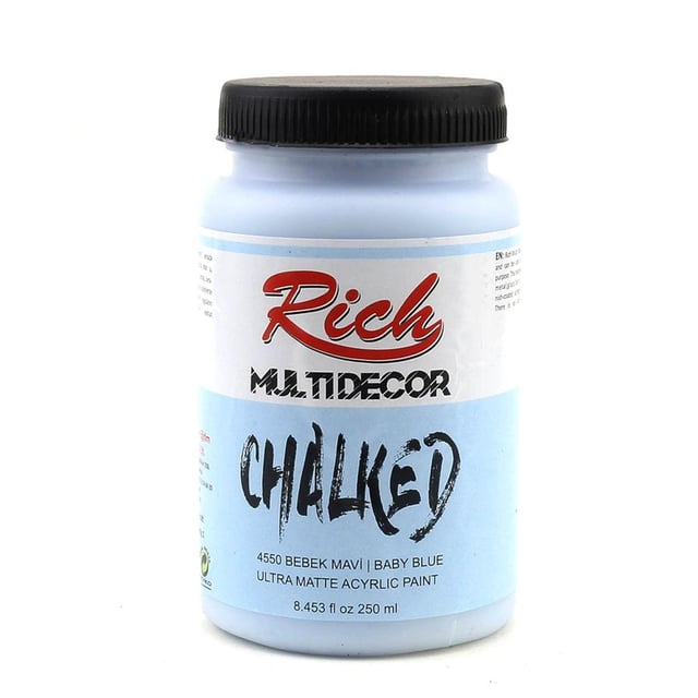 Rich Multi Decor Chalked 250 ml 4550 Bebek Mavi
