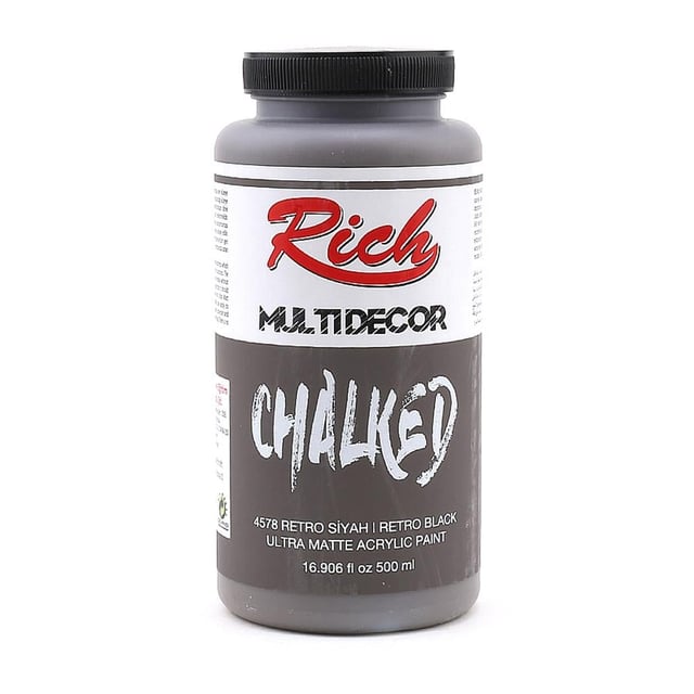 Rich Multi Decor Chalked 500 ml 4578 Retro Siyah