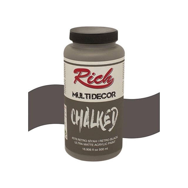 Rich Multi Decor Chalked 500 ml 4578 Retro Siyah