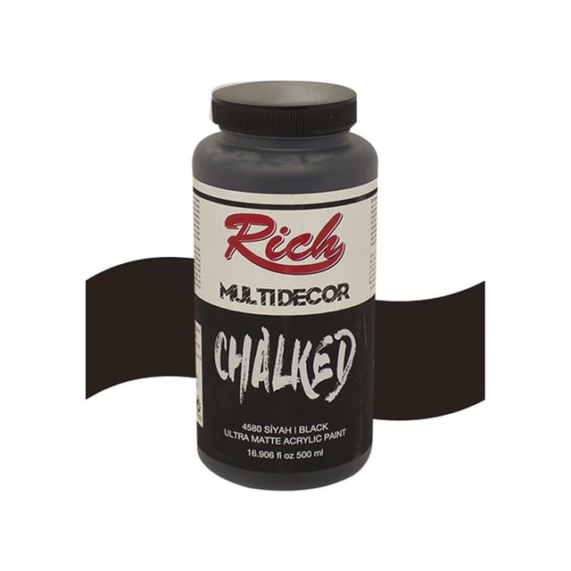 Rich Multi Decor Chalked 500 ml 4580 Siyah