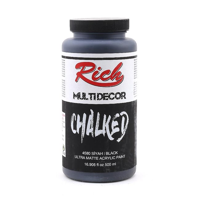 Rich Multi Decor Chalked 500 ml 4580 Siyah