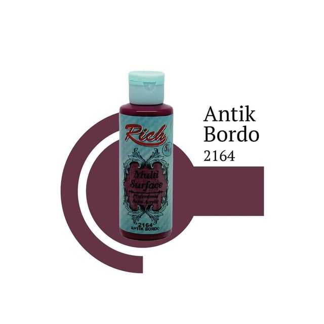 Rich Multi Surface 120 cc Boya - Antik Bordo 2164