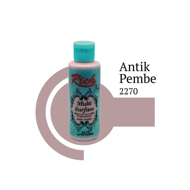 Rich Multi Surface 120 cc Boya - Antik Pembe 2270