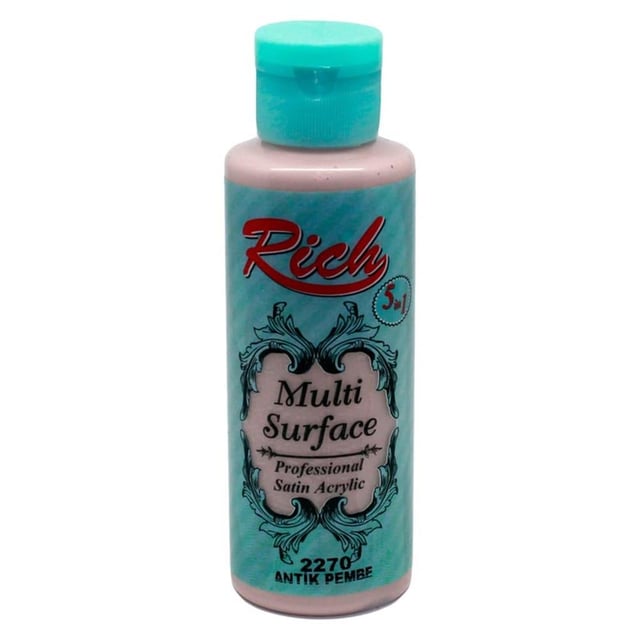 Rich Multi Surface 120 cc Boya - Antik Pembe 2270
