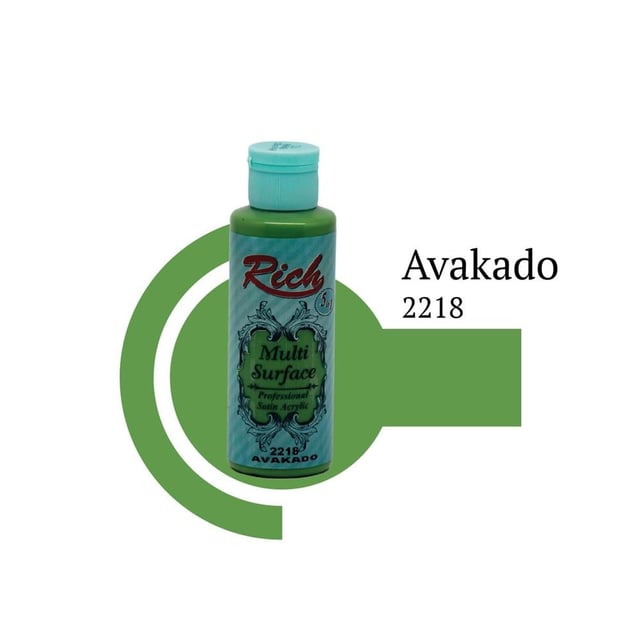 Rich Multi Surface 120 cc Boya - Avokado 2218