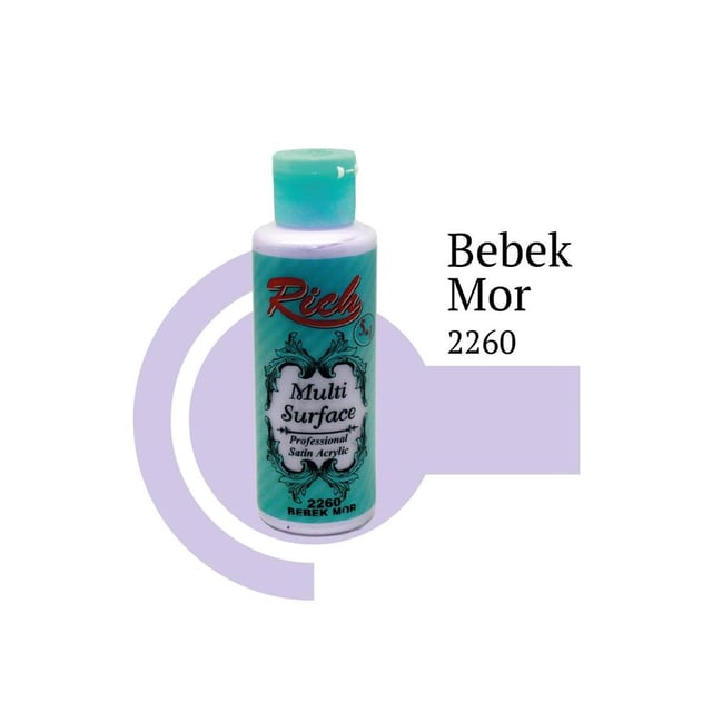 Rich Multi Surface 120 cc Boya - Bebek Mor 2260