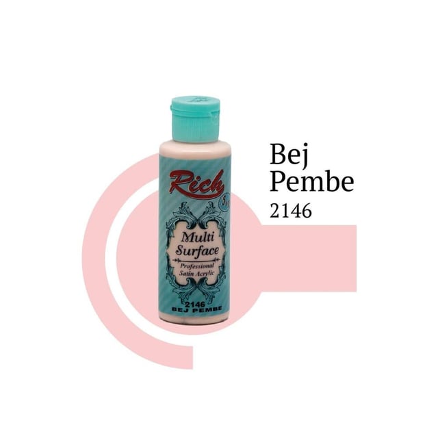 Rich Multi Surface 120 cc Boya - Bej Pembe 2146