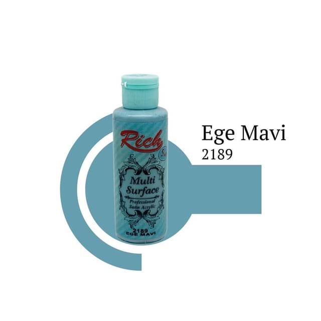 Rich Multi Surface 120 cc Boya - Ege Mavi 2189
