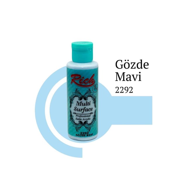 Rich Multi Surface 120 cc Boya - Gözde Mavi 2292