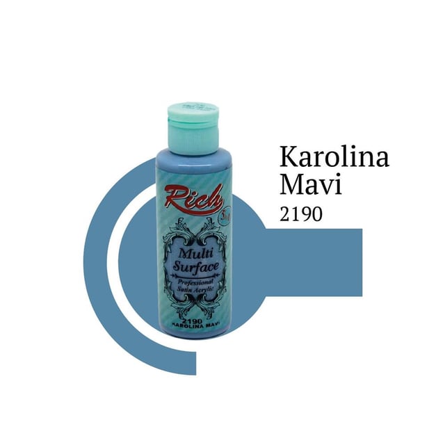 Rich Multi Surface 120 cc Boya - Karolina Mavi 2190