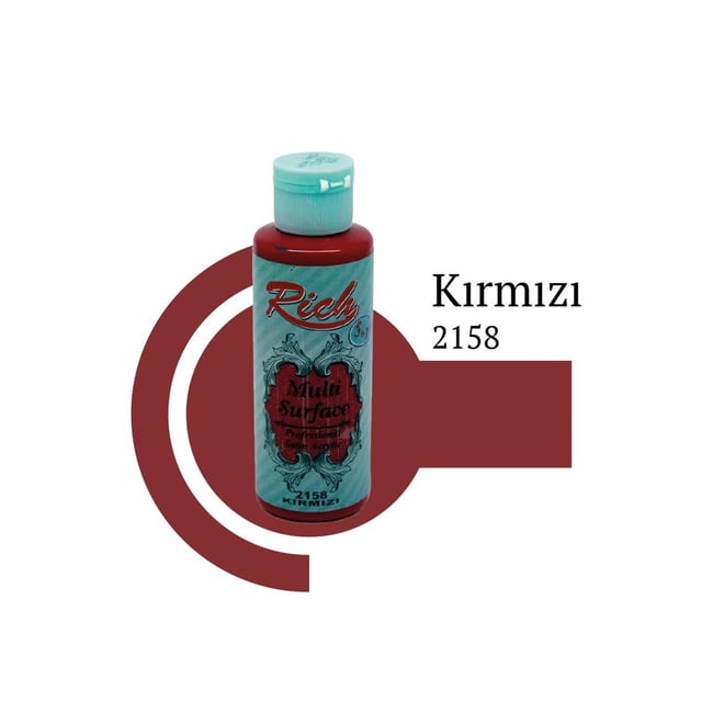 Rich Multi Surface 120 cc Boya - Kırmızı 2158
