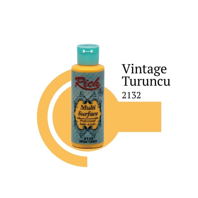Rich Multi Surface 120 cc Boya - Vintage Turuncu 2132