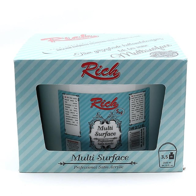 Rich Multi Surface 2500 ml Boya - 2100 BEYAZ