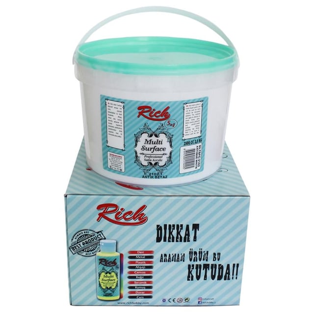 Rich Multi Surface 2500 ml Boya - 2102 Antik Beyaz
