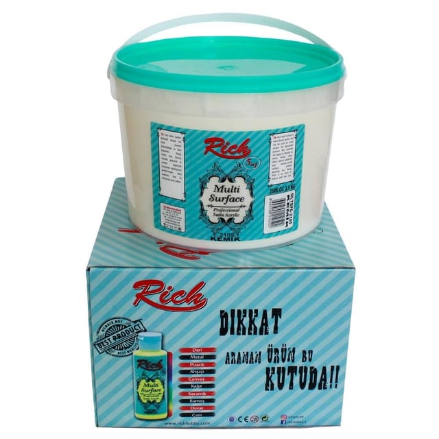 Rich Multi Surface 2500 ml Boya - 2105 Kemik