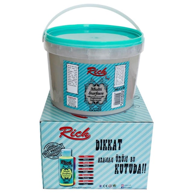 Rich Multi Surface 2500 ml Boya - 2110 Granit