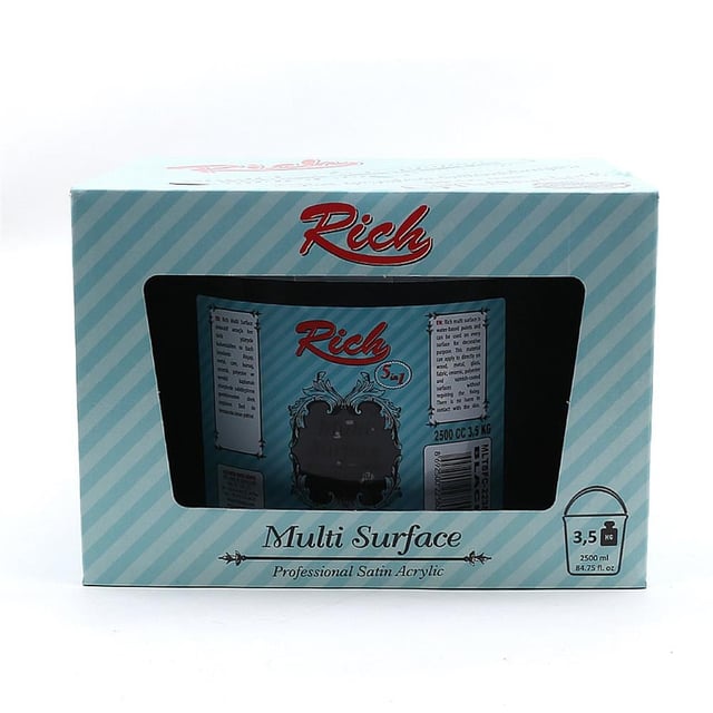 Rich Multi Surface 2500 ml Boya - 2238 Siyah