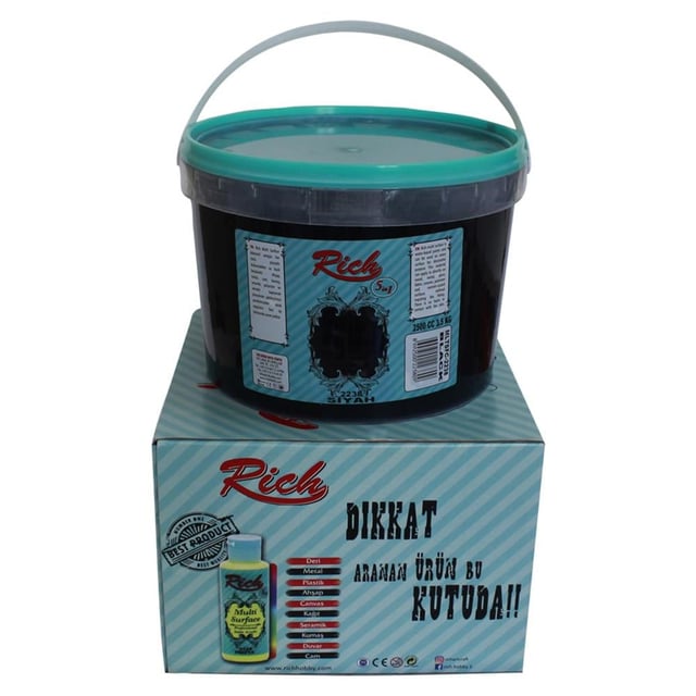 Rich Multi Surface 2500 ml Boya - 2238 Siyah