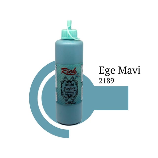 Rich Multi Surface 500 cc Boya - Ege Mavi 2189