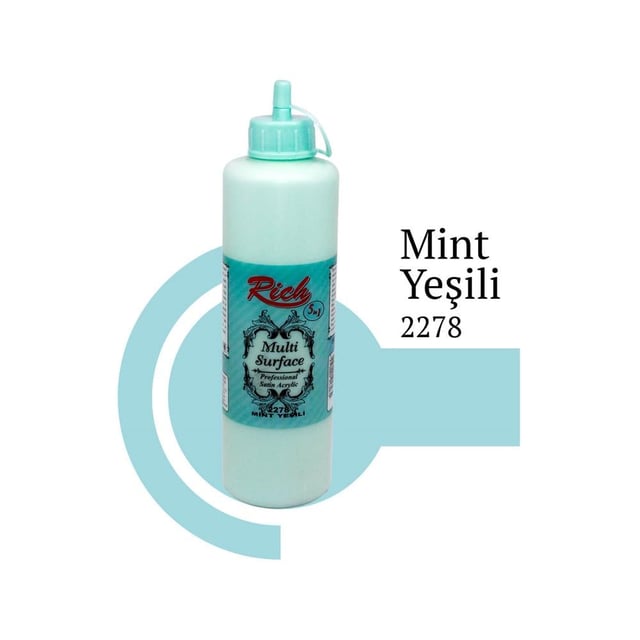 Rich Multi Surface 500 cc Boya - Mint Yeşili 2278