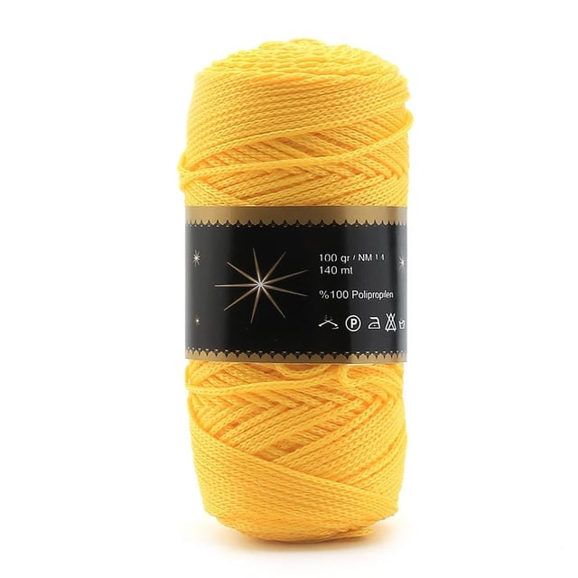 Sarı Polyester Makrome ipi