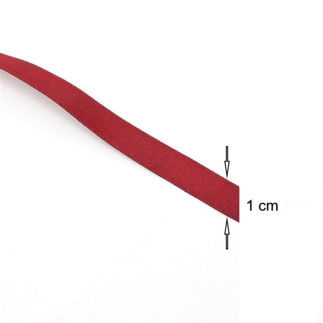 Saten Kurdele 1 cm