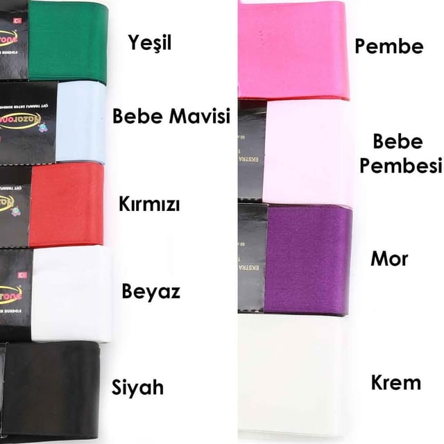 Saten Kurdele 6 cm
