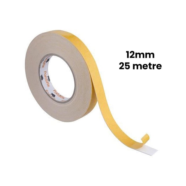 Şeffaf Çift Taraflı Bant 12 mm