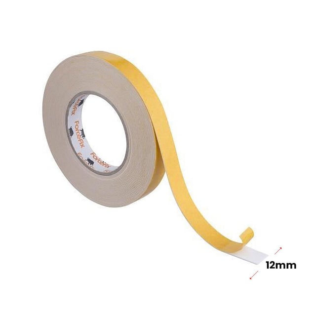 Şeffaf Çift Taraflı Bant 12 mm