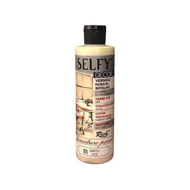 Selfy Decor Vernikli Mobilya Boyası 806 Dantel 240 cc
