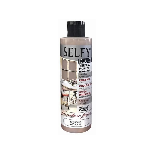 Selfy Decor Vernikli Mobilya Boyası 852 Mocha 240 cc