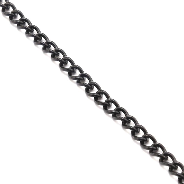 Siyah Renk Metal Takı Zinciri 10 metre