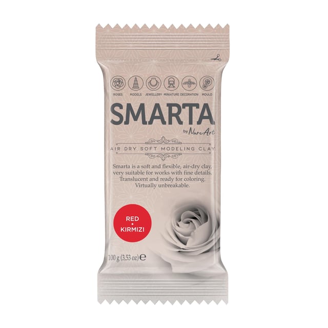 Smarta Kırmızı Modelleme Hamuru 100 gr
